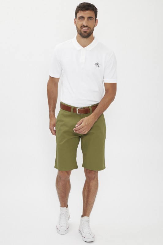 Short chino kaki