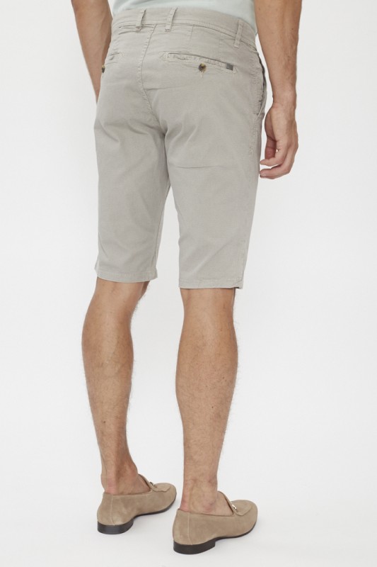 Short chino gris