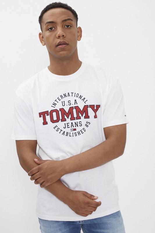 T-shirt blanc imprimé