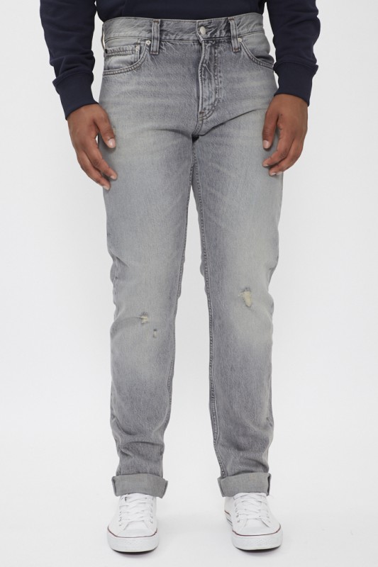 Jeans slim usé
