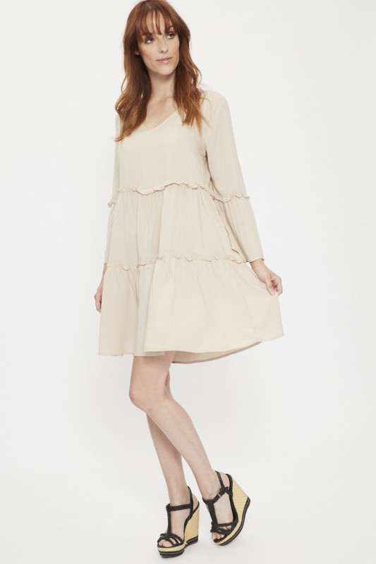 Robe beige