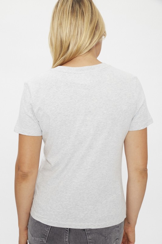 T-shirt gris chiné