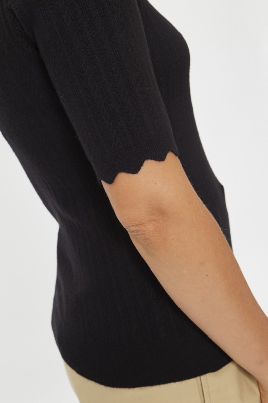 Pull à manches courtes