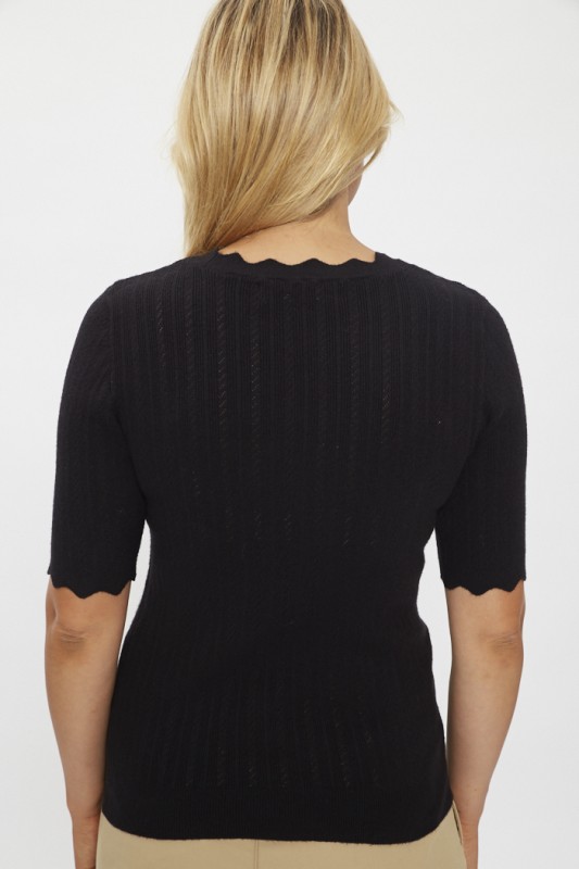 Pull à manches courtes