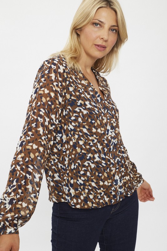Blouse léopard