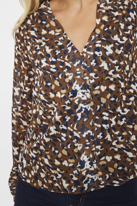 Blouse léopard