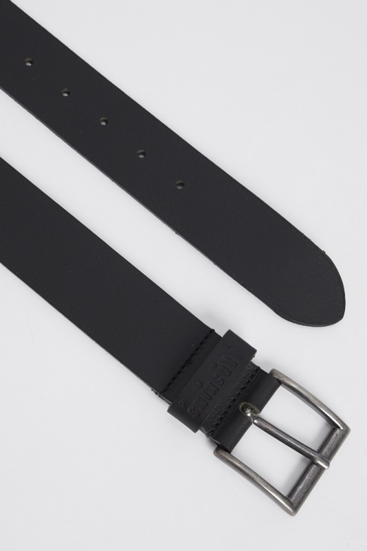 Ceinture en cuir noir modèle Redales Redskins