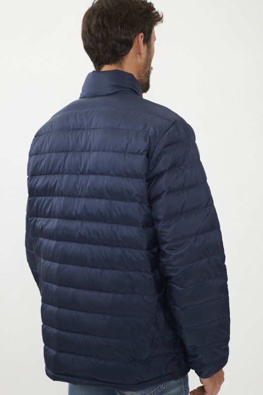 Doudoune courte bleu marine