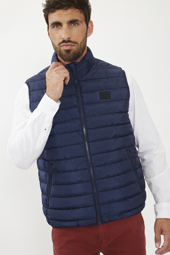 Doudoune sans manches Tom Navy Homme