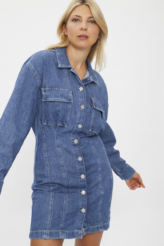 Robe en jean