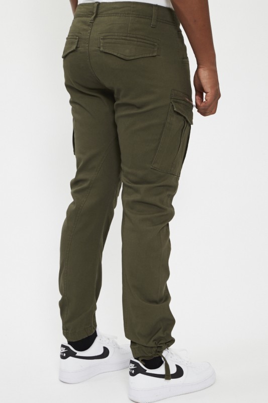 Pantalon cargo kaki
