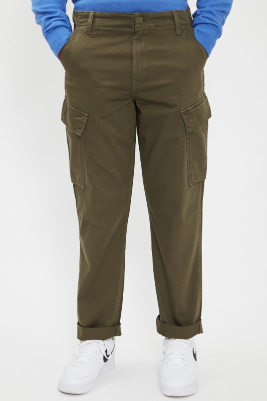 Pantalon cargo kaki