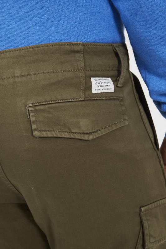 Pantalon cargo kaki