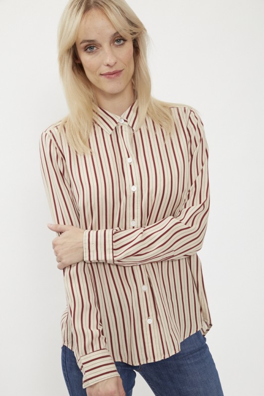 Chemise à rayures