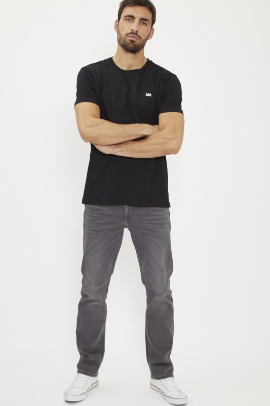 Lot de 2 t-shirts gris et noir Lee