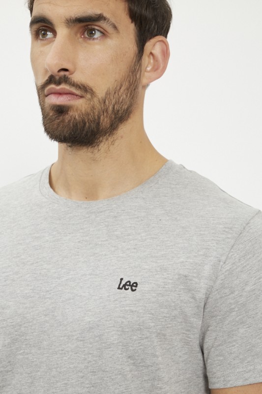 Lot de 2 t-shirts gris et noir Lee