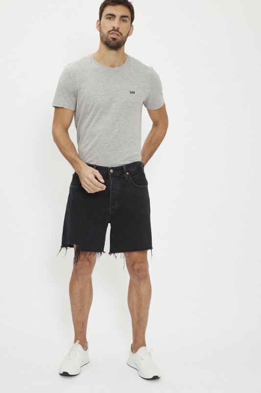 Lot de 2 t-shirts gris et noir Lee