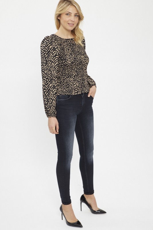 Blouse à motifs