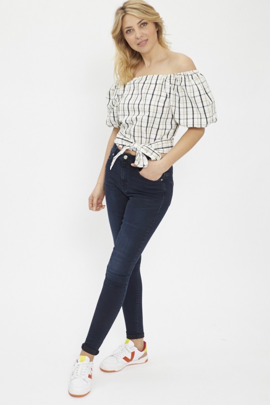 Top manches bouffantes