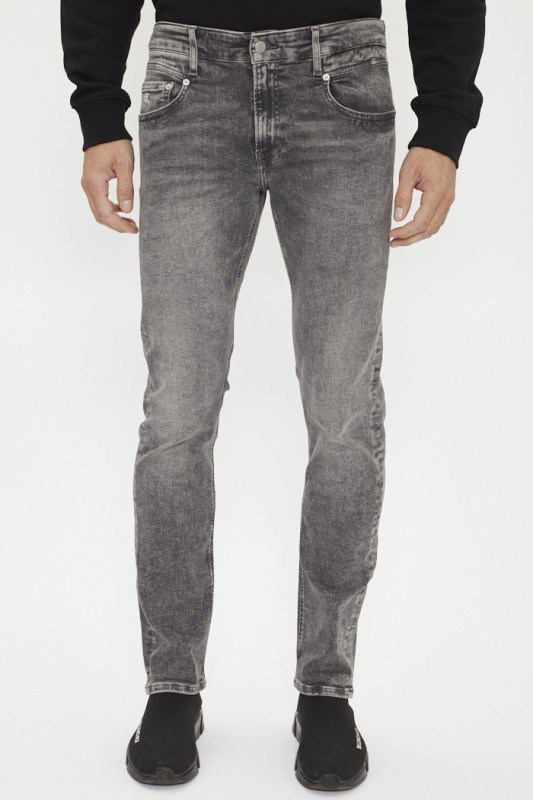 Jeans slim gris
