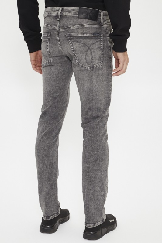 Jeans slim gris