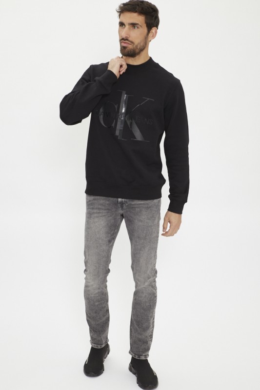 Jeans slim gris