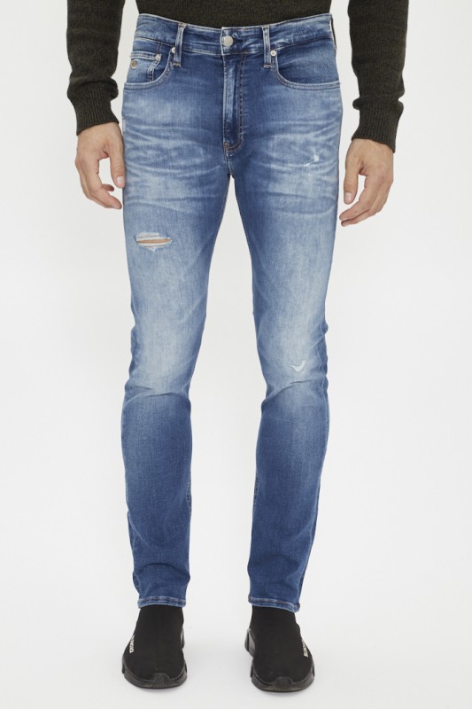 Jeans skinny usé