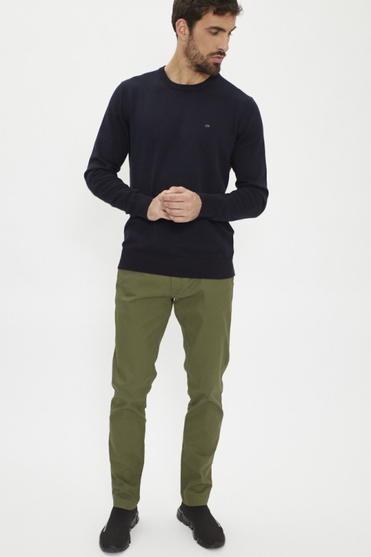 Pantalon chino kaki
