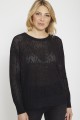 Pull transparent noir