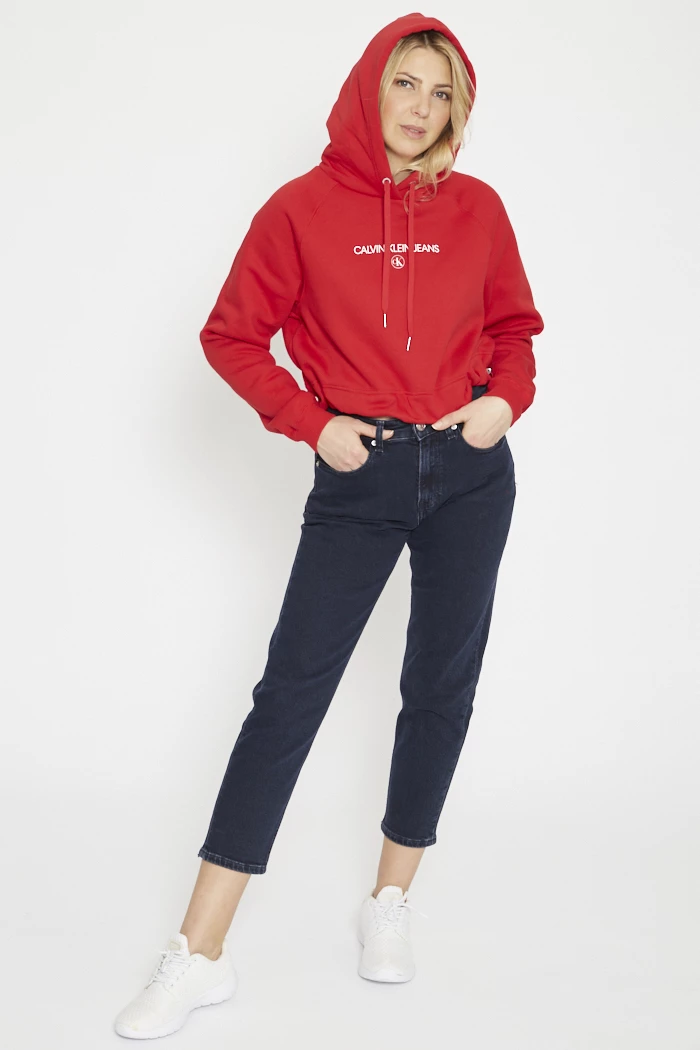 Sweat rouge Calvin Klein Destock Jeans
