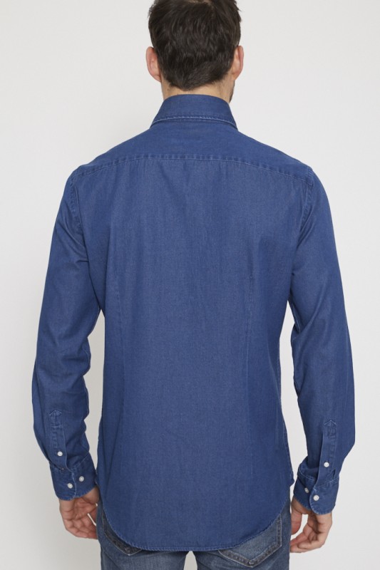Chemise bleue