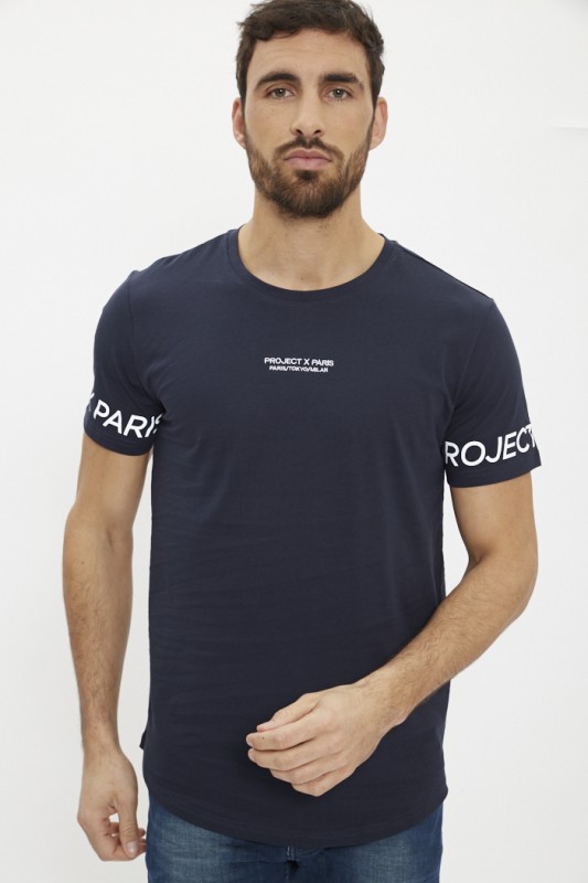 T-shirt bleu marine 