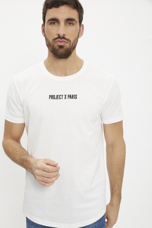 T-shirt blanc 100% coton