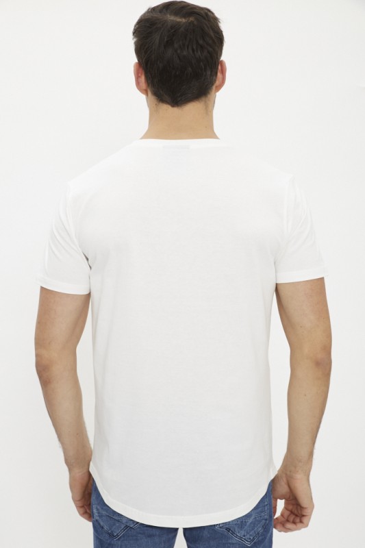 T-shirt blanc 100% coton