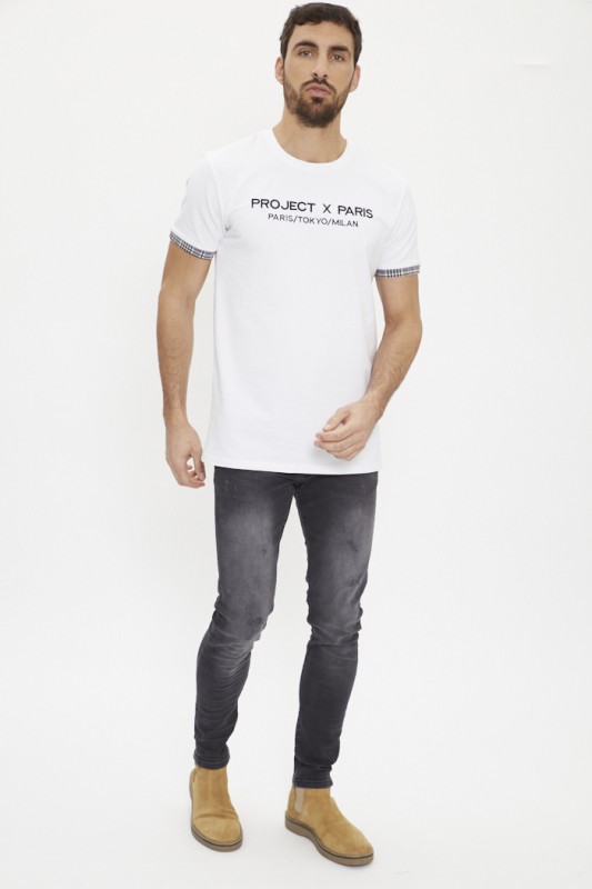 T-shirt blanc 