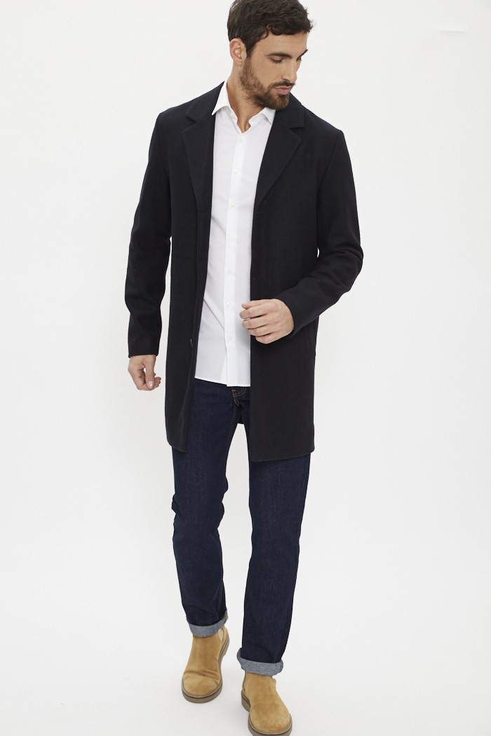 Caban bleu marine Jack Jones Destock Jeans