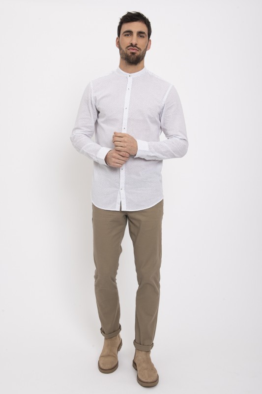 Chemise Blanche Jack & Jones Garçon – Manches Longues, 100% Coton, Look Estival Élégant