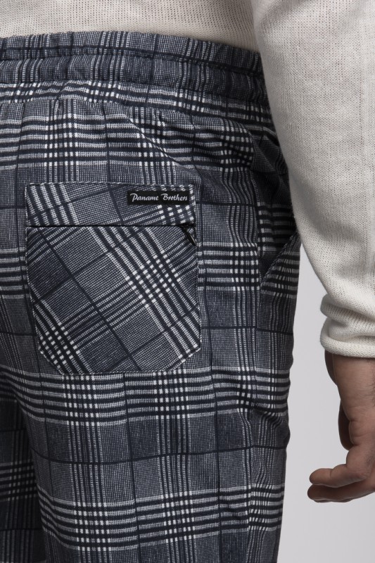 Pantalon à carreaux