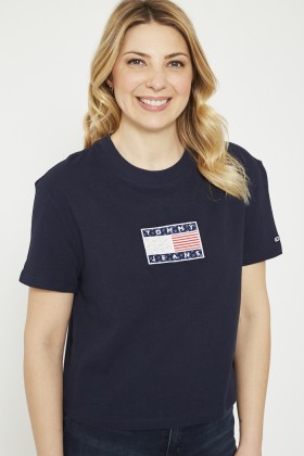 T-shirt bleu marine