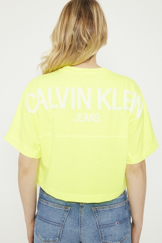 T-shirt jaune fluo