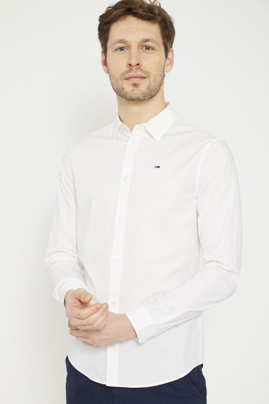 Chemise blanche slim fit 