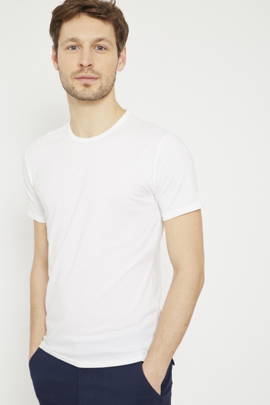 Pack de 2 t-shirts blancs 