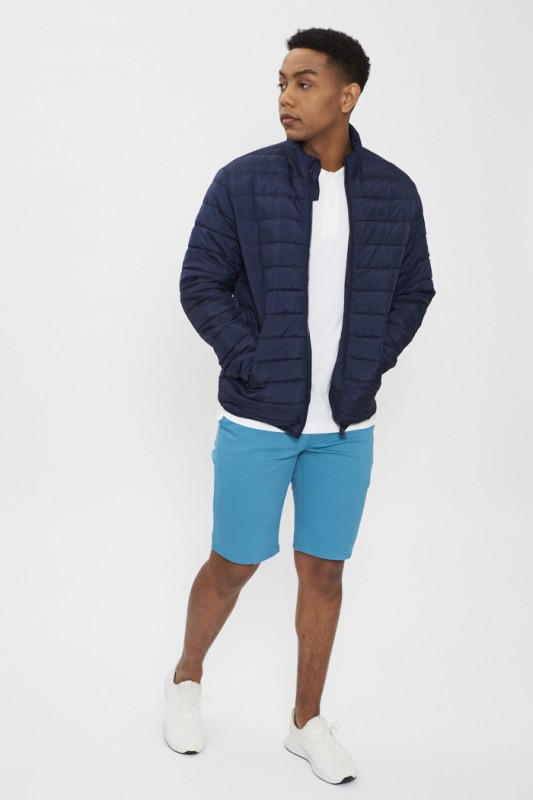 Fine doudoune bleu marine 