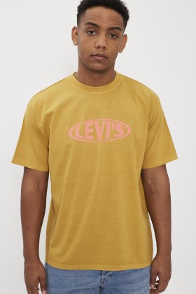 Levi's T-Shirt Mc Homme LEVIS JAUNE pas cher - T-shirt manches