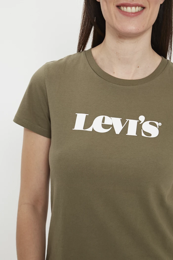 Tee shirt levis online kaki femme