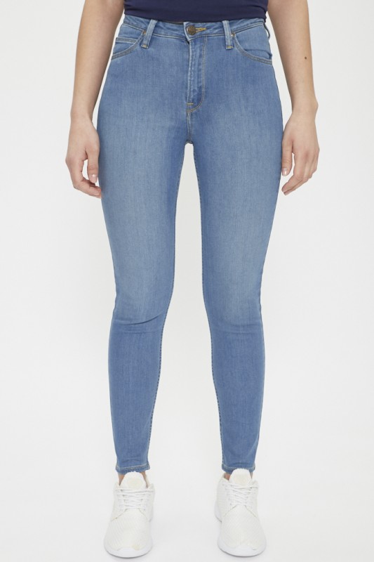 Jeans Scarlett skinny bleu délavé