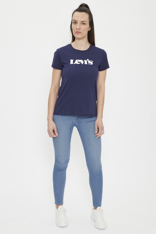 Jeans Scarlett skinny bleu délavé femme