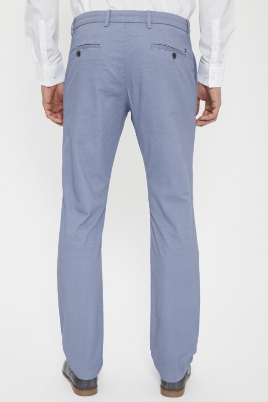 Pantalon chino bleu