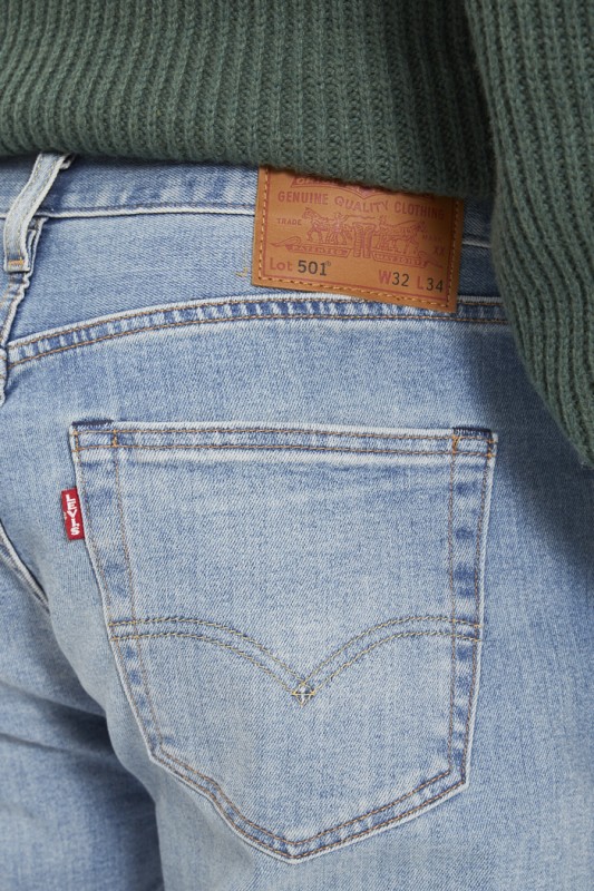 Jeans 501 délavé medium indigo