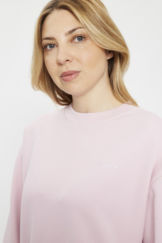 Robe sweat rose 